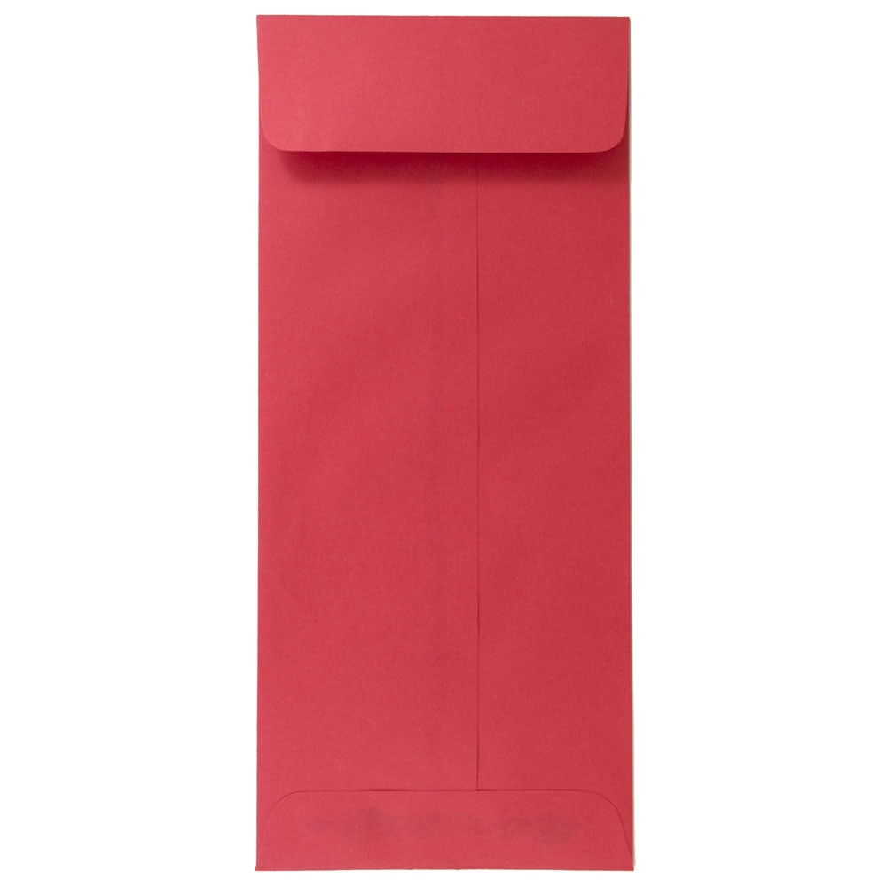 JAM PAPER #12 Policy Business Colored Envelopes, 4 3/4in x 11in, Red, 25/Pack