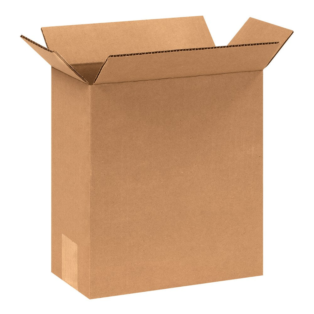 Partners Brand Corrugated Boxes, 8 3/4inL x 4 3/8inW x 9 1/2inH, Kraft, Pack Of 25