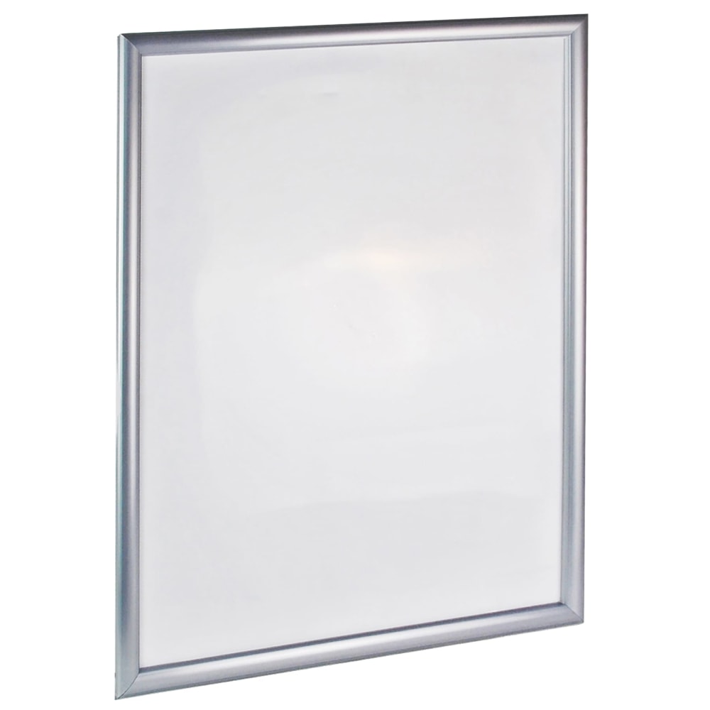 Azar Displays Wall Snap Poster Frame Vertical/Horizontal Sign Holder, 30inH x 20inW x 3/4inD, Silver