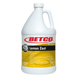 Betco Best Scent Odor Eliminator Concentrate, Lemon Zest Scent, 128 Oz, Case of 4