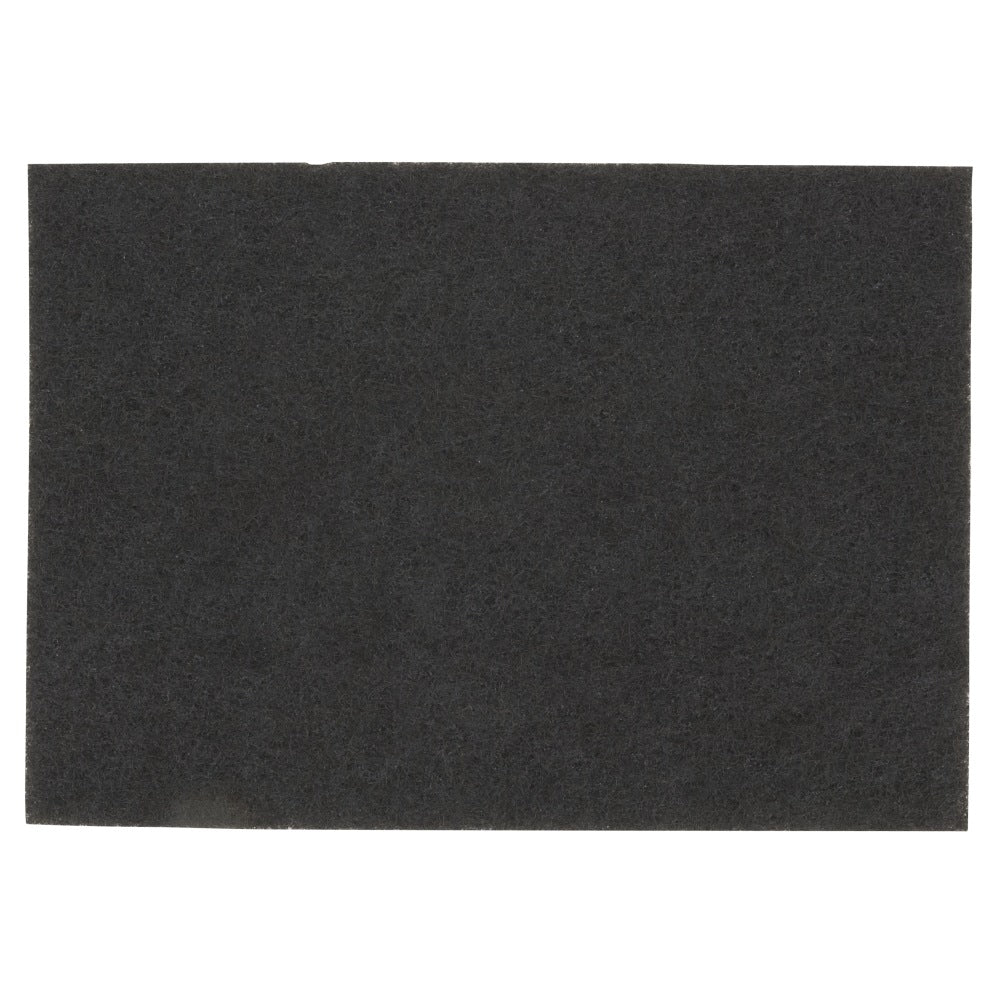 Scotch-Brite 7200N Stripping Pad, 20in x 14in, Black, Pack Of 10
