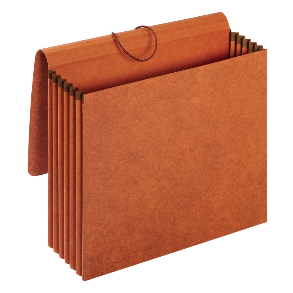 Pendaflex Expanding Wallets, 5 1/4in Expansion, Letter Size, Brown, Pack Of 10 Wallets