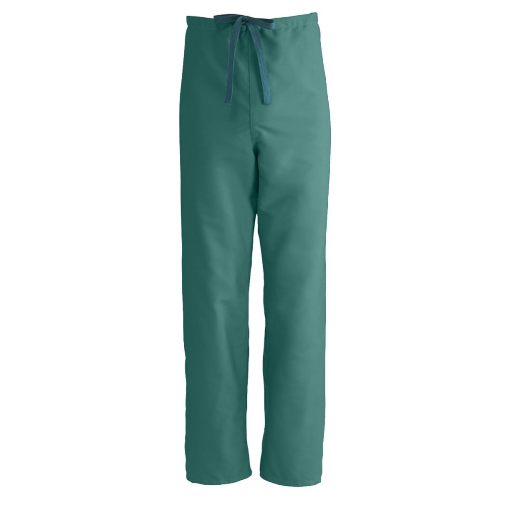 Medline ComfortEase Unisex Reversible Drawstring Pants, 5X, Evergreen