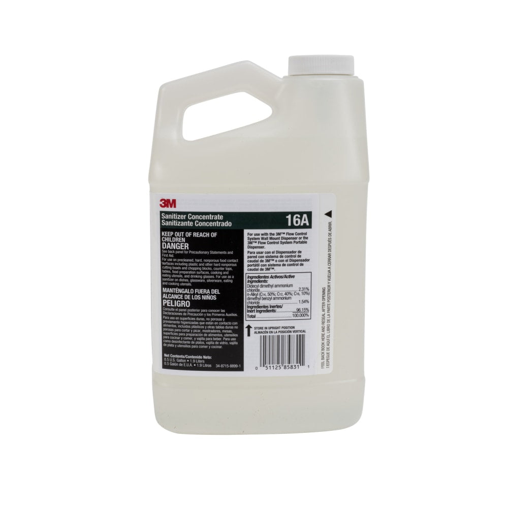 3M Flow Control 16A Sanitizer Concentrate, 67.6 Oz