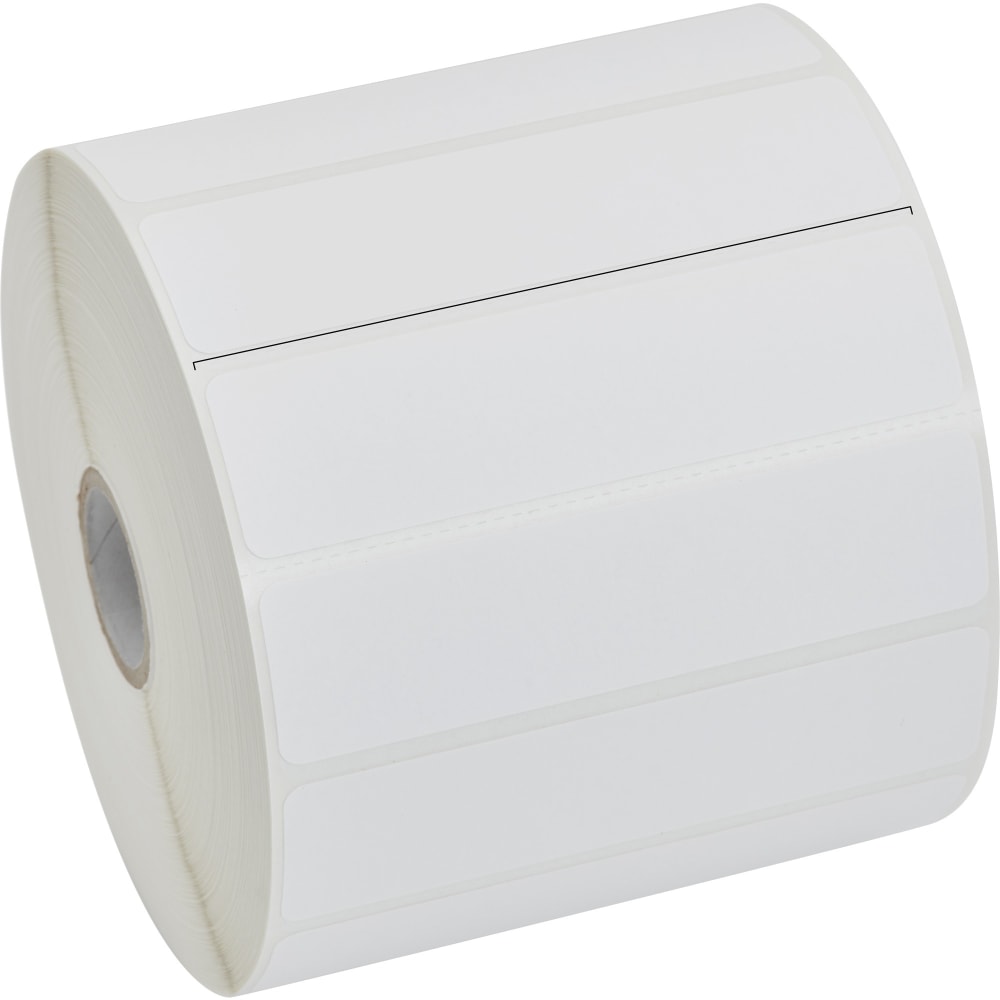Zebra Label Paper, U82576, 4in x 1in Direct Thermal Zebra ZSelect 4000D, 1in Core