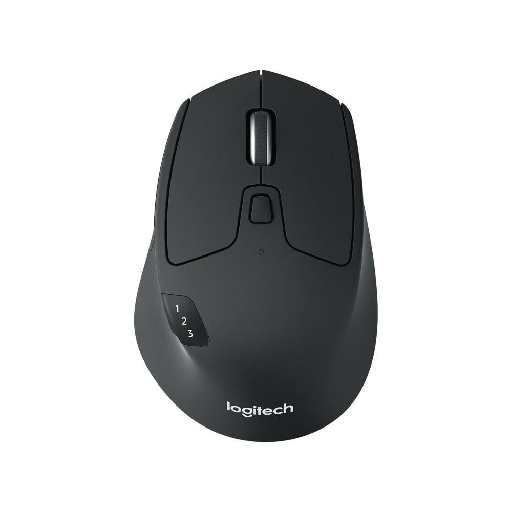 Logitech M720 Triathlon Multi-Device Wireless Mouse, Black/Gray, 910-004790