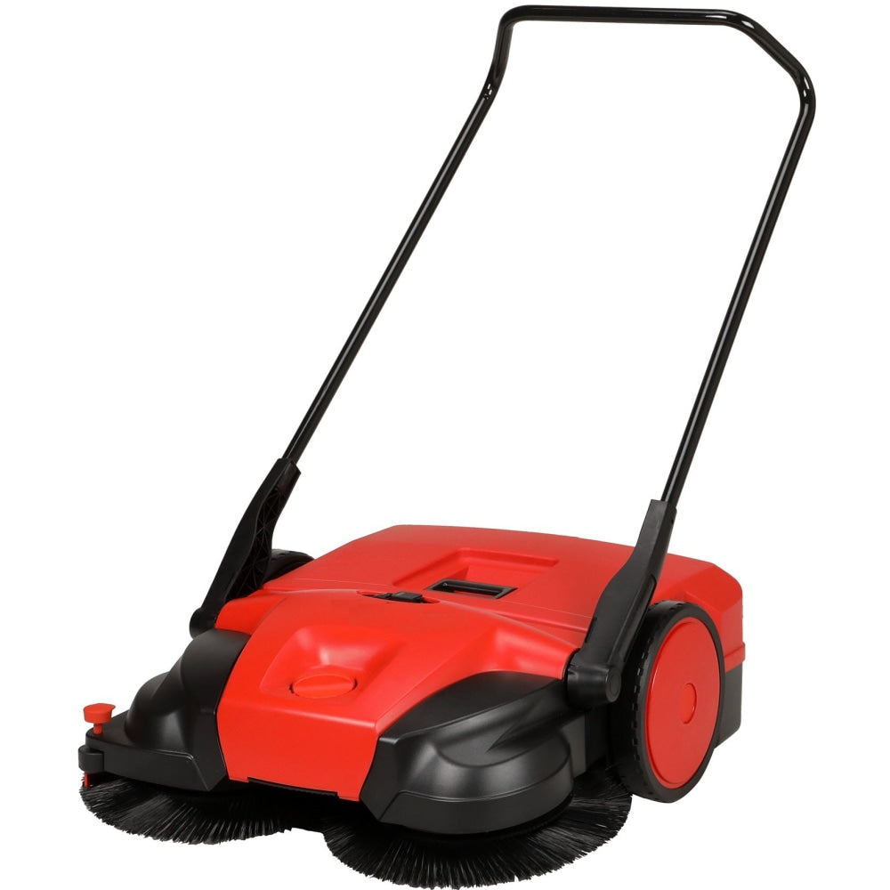 Bissell BG-677 31in Triple Brush Battery-Powered Sweeper, Red