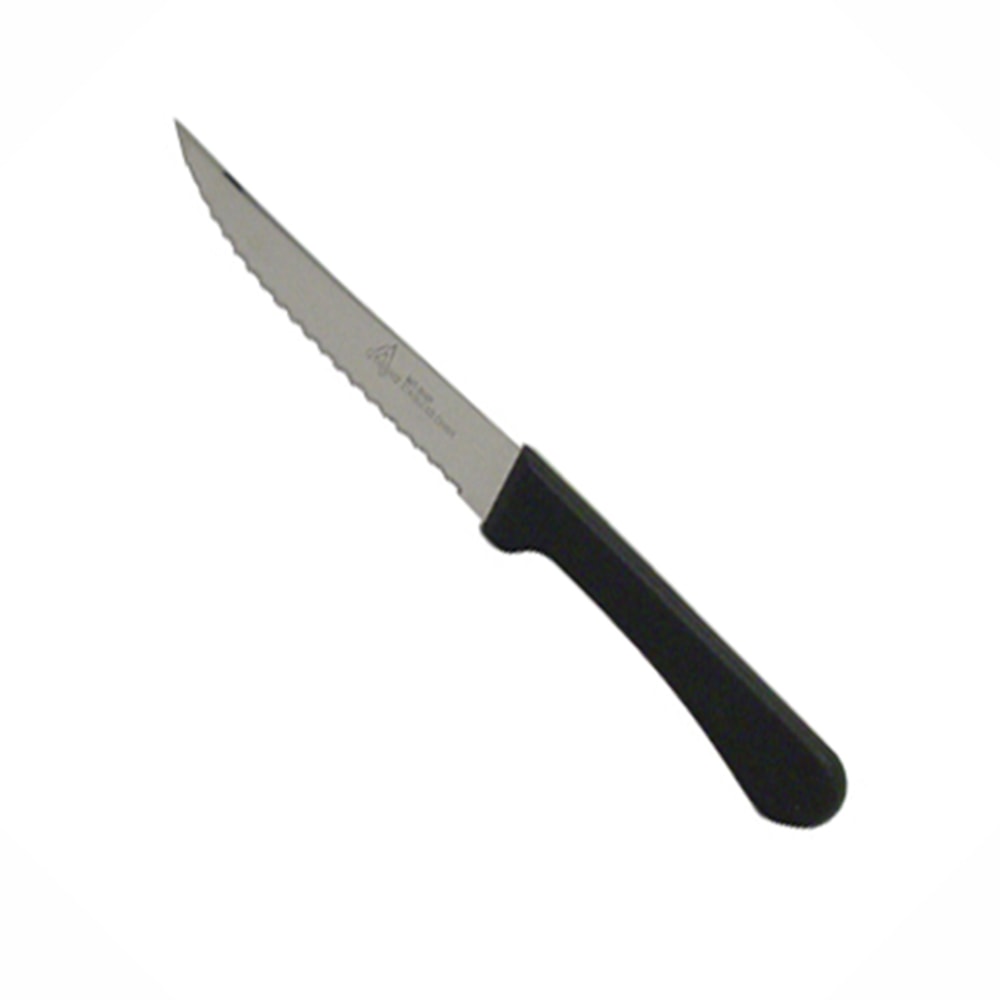 Winco Steak Knives, 5in, Black/Silver, Pack Of 12 Knives