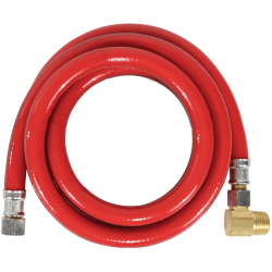 Certified Appliance Accessories PVC Dishwasher Connector with MIP Elbow, 6ft - 72in - Red, Stainless Steel, Gold, Silver - DW72PBL
