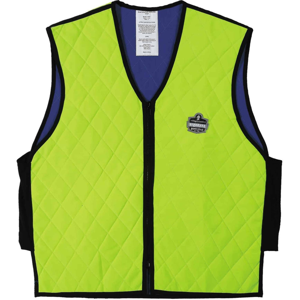 Ergodyne Chill-Its Evaporative Cooling Vest, XX-Large, Lime