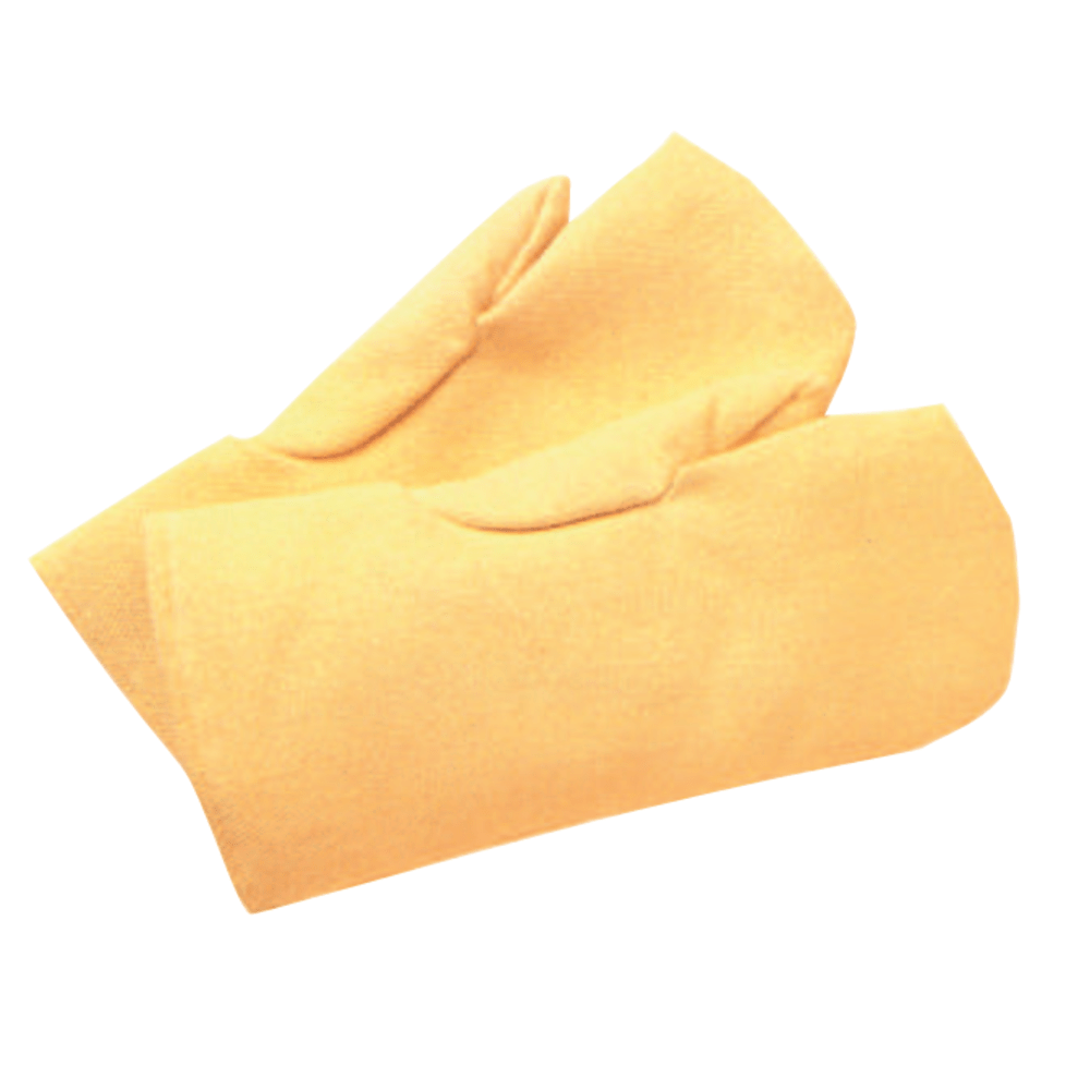 Anchor Brand High Heat Wool-Lined Mittens, Fiberglass, Yellow, Large