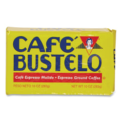 Cafe Bustelo Espresso Coffee, Dark Roast, 10 Oz Bag, 1 Each