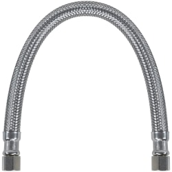 Certified Appliance Accessories Braided Stainless Steel Ice Maker Connector - 12in - Silver, Stainless Steel - IM12SS