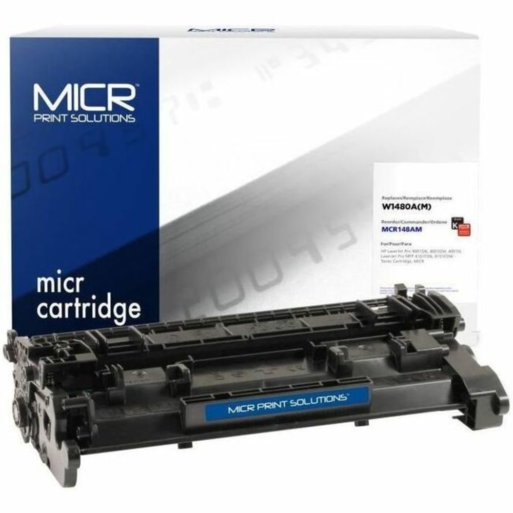 MICR Print Solutions New Replacement MICR Toner Cartridge for HP W1480A - MICR Toner Cartridge for the HP LaserJet Pro - MCR148AM