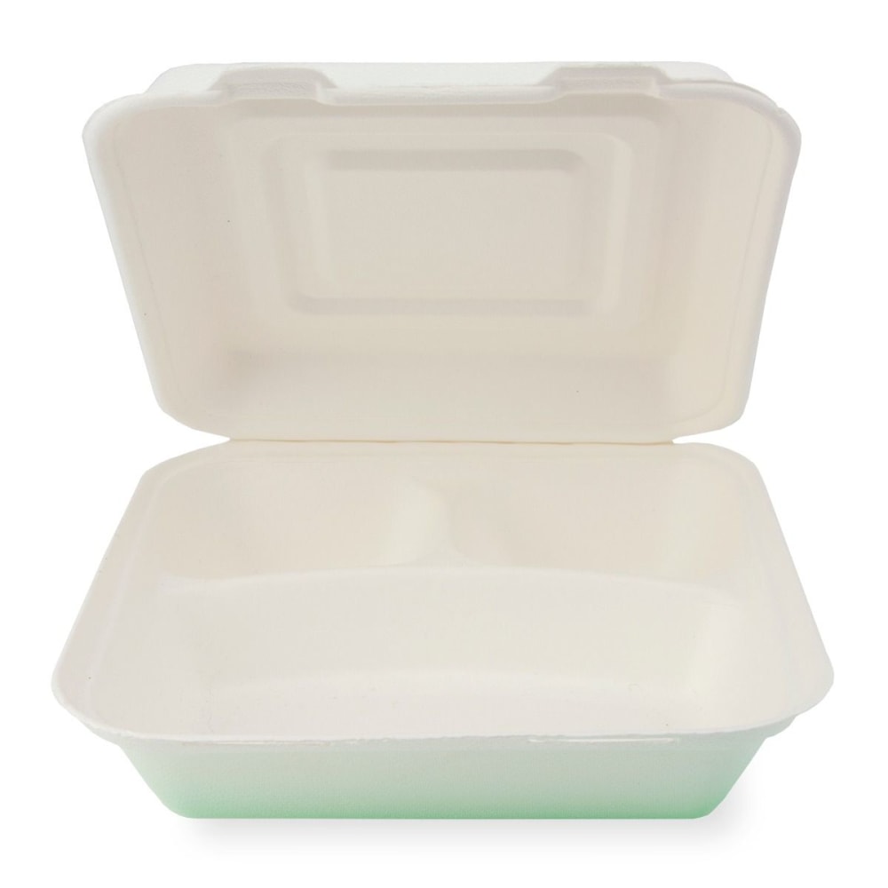 StalkMarket Heavyweight Hinged Containers, 9in x 9in x 3in, Case Of 200 Containers