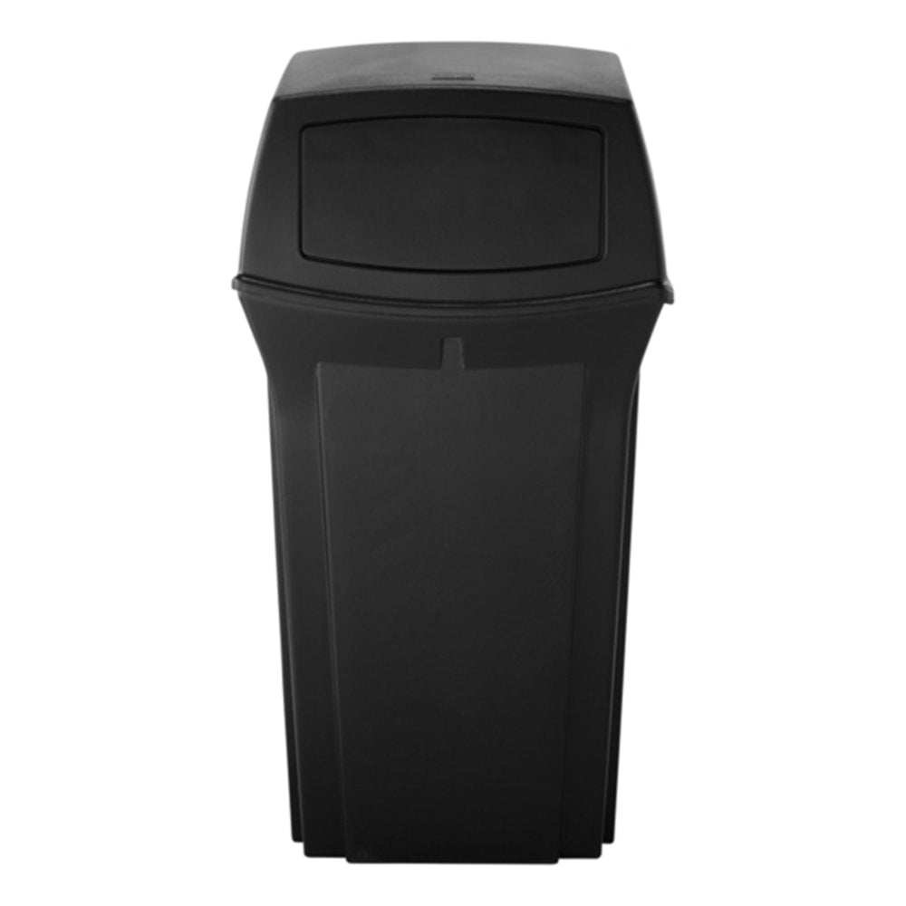 Rubbermaid Commercial Ranger 45-gal 2-door Container - 45 gal Capacity - Durable, Hinged Door - 41in Height x 21.5in Width x 21.5in Depth - Black - 1