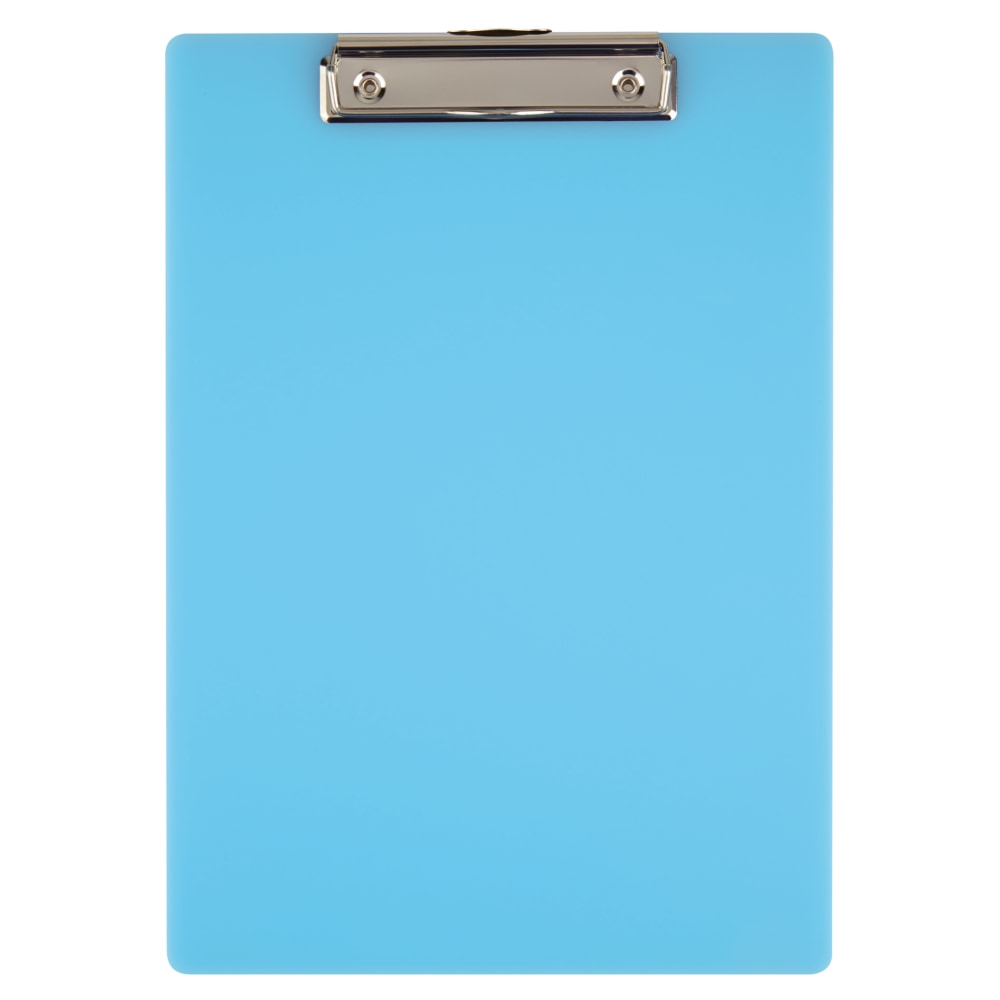 Office Depot Brand Acrylic Clipboard, 9in x 12-1/2in, Blue