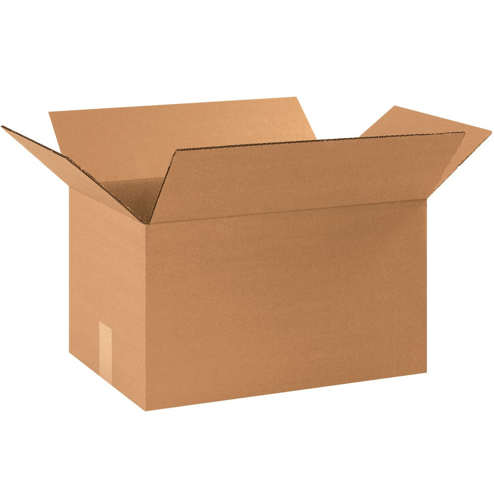 Partners Brand Heavy-Duty Storage Boxes, 10in x 12in x 16in, Kraft, Case Of 25