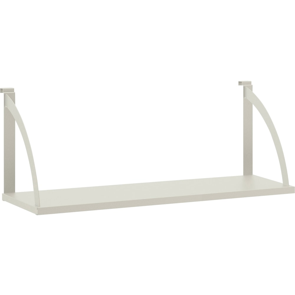 HON Verse Hanging Shelf, 36inW - 36in Width x 24.75in Depth - Steel - Light Gray - 1 Each