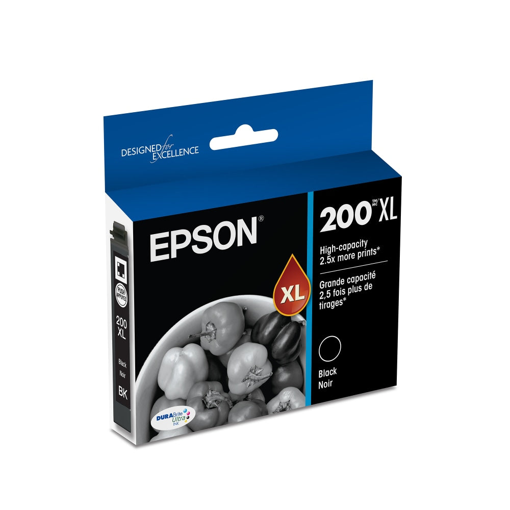 Epson 200XL DuraBrite Black High-Yield Ink Cartridge T200XL120-S