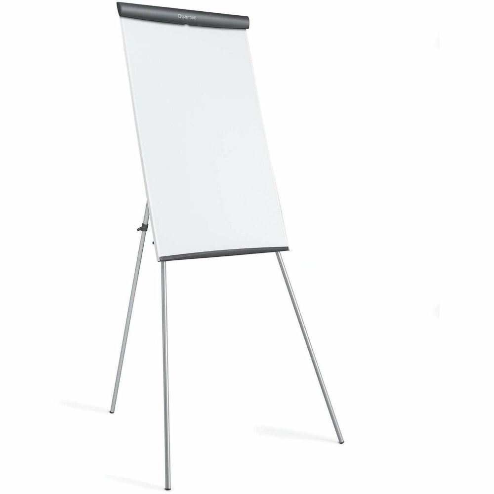 Quartet Melamine Presentation Easel, Whiteboard/Flipchart, 3ft x 2ft, Gray Frame - 36in (3 ft)x 24in (2 ft) - ET32EU