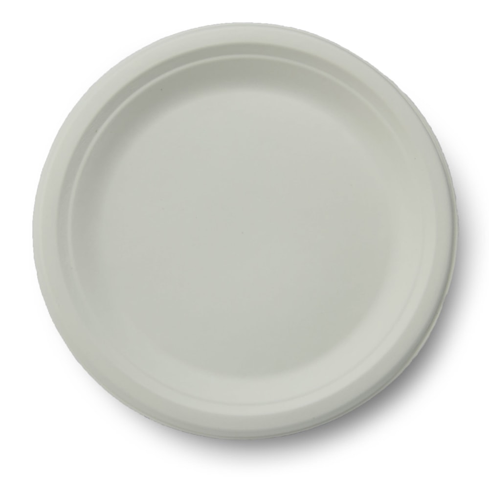 StalkMarket Round Plates, 9in, White, Pack Of 500 Plates