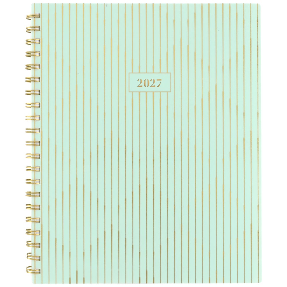 Mead Cambridge Glimmer 2027 Weekly Monthly Planner, Large, 8 1/2in x 11in