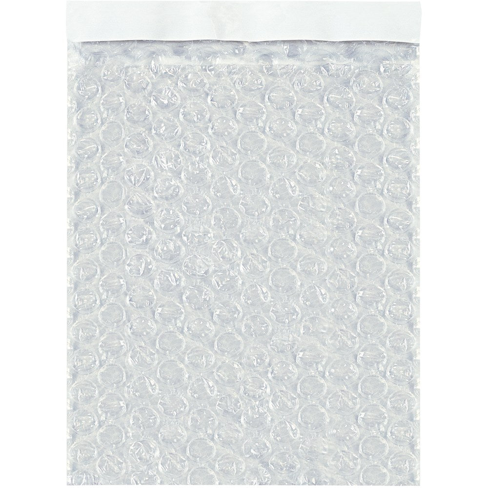 Partners Brand Self-Seal Bubble Pouches, 5in x 8in, Clear, Case Of 450