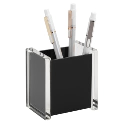 Realspace Black Acrylic Pencil Cup