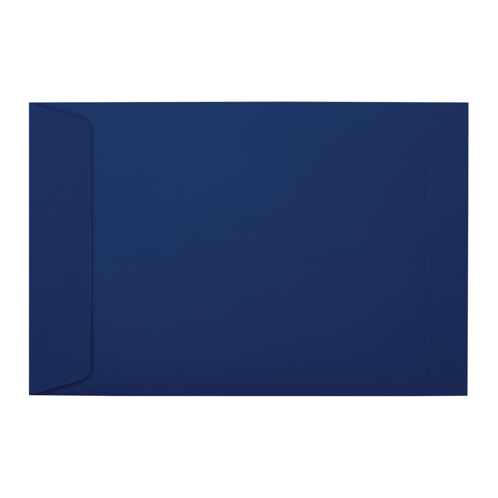 LUX #6 1/2 Open-End Envelopes, Peel & Press Closure, Navy, Pack Of 50