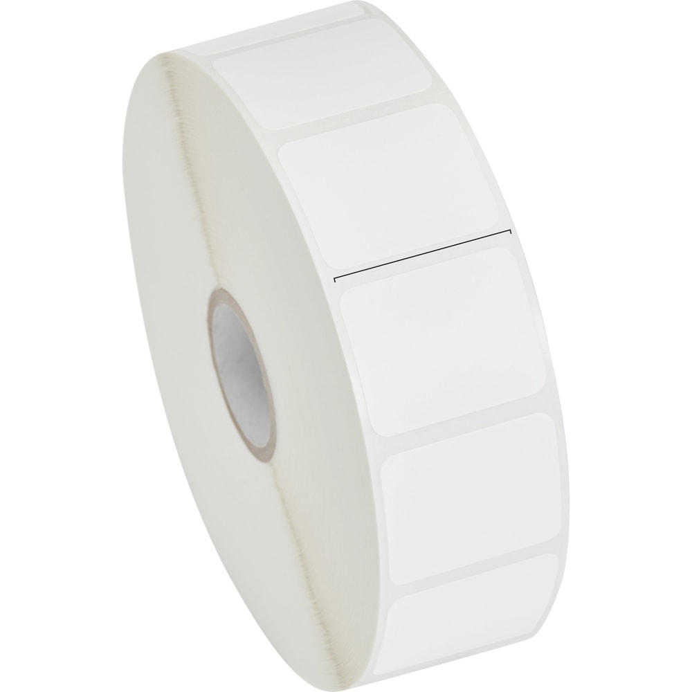 Zebra Label Paper, U82569, 1 1/4in x 1in Direct Thermal Zebra ZSelect 4000D, 1in Core