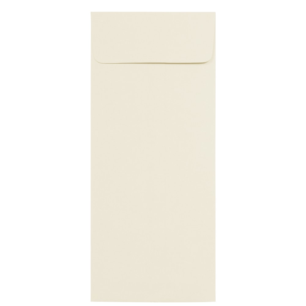 JAM PAPER #12 Policy Business Strathmore Envelopes, 4 3/4in x 11in, Natural White Wove, Pack Of 25