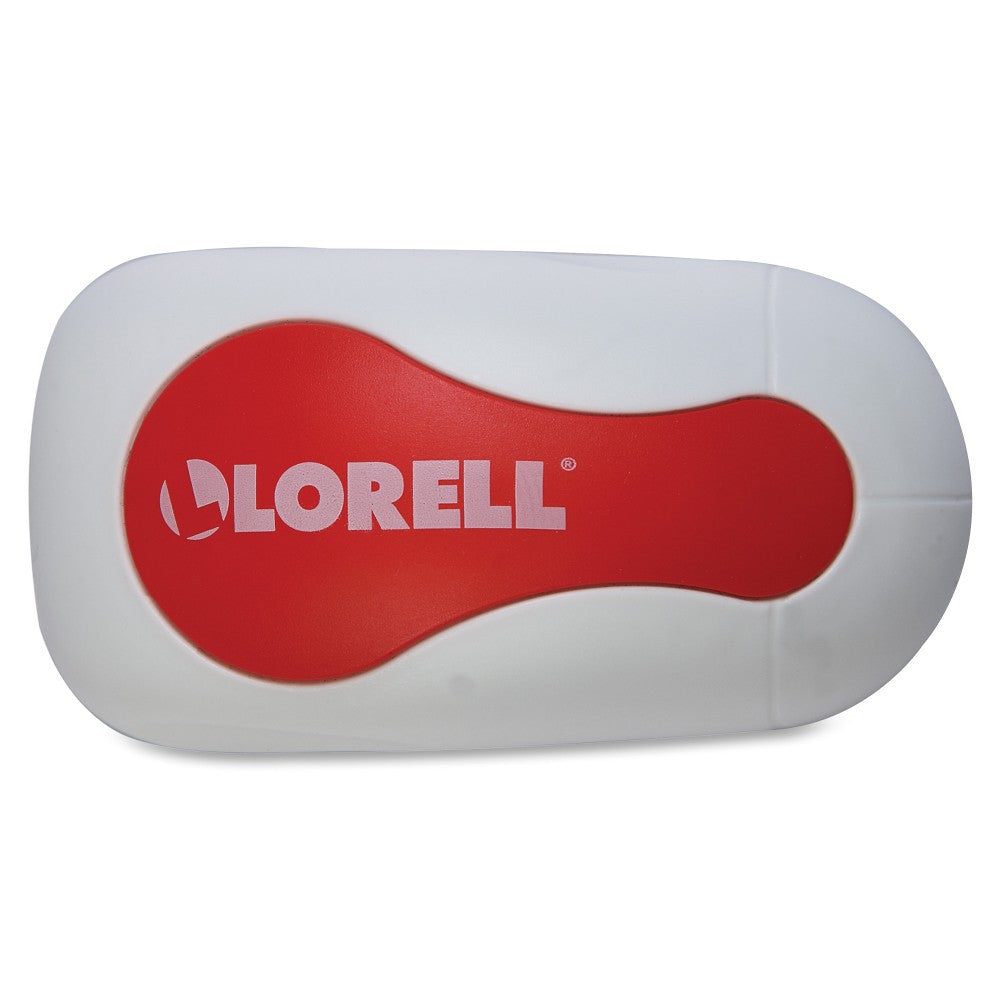 Lorell Magnetic Rare Earth Dry-Erase Board Eraser, Red/White