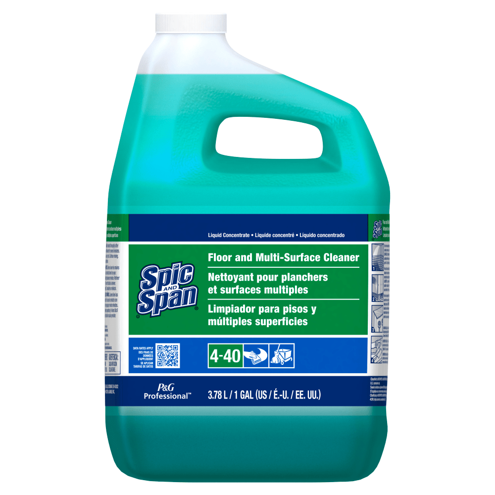 Spic And Span Multi-Surface And Floor Cleaner, 128 Oz Bottle