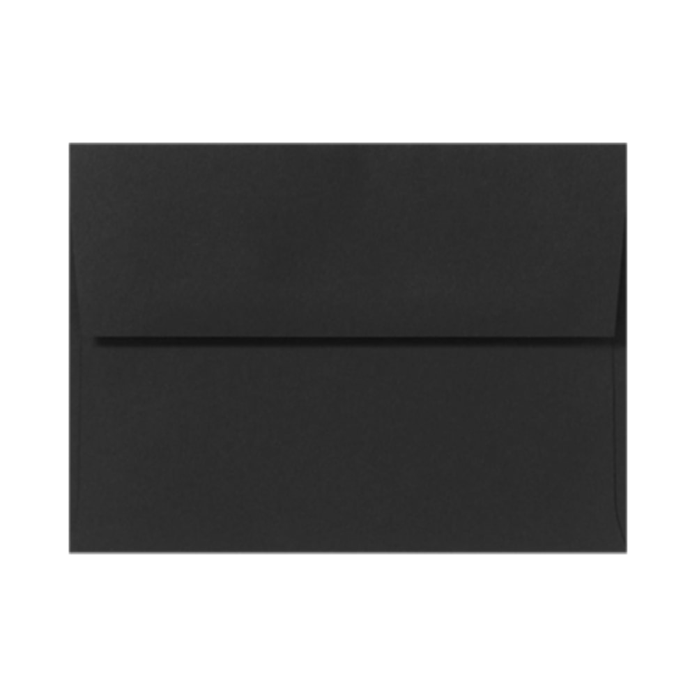 LUX Invitation Envelopes, A9, Peel & Press Closure, Midnight Black, Pack Of 250