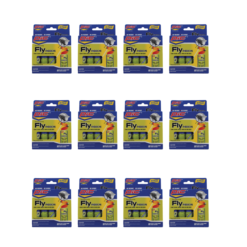 PIC Fly Ribbon Bug & Insect Catcher, 120-Pack