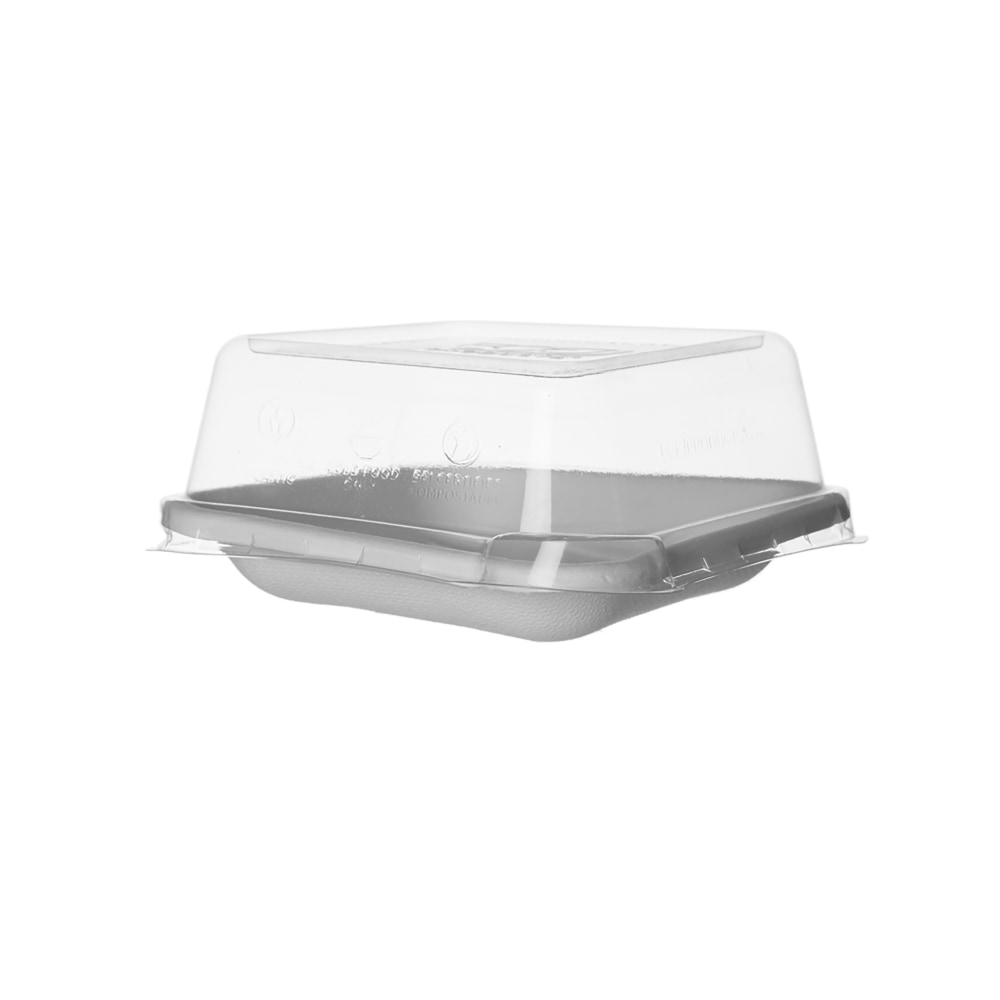Vanguard ECO Renewable Take Out Containers, 5in, White, Pack Of 800 Containers