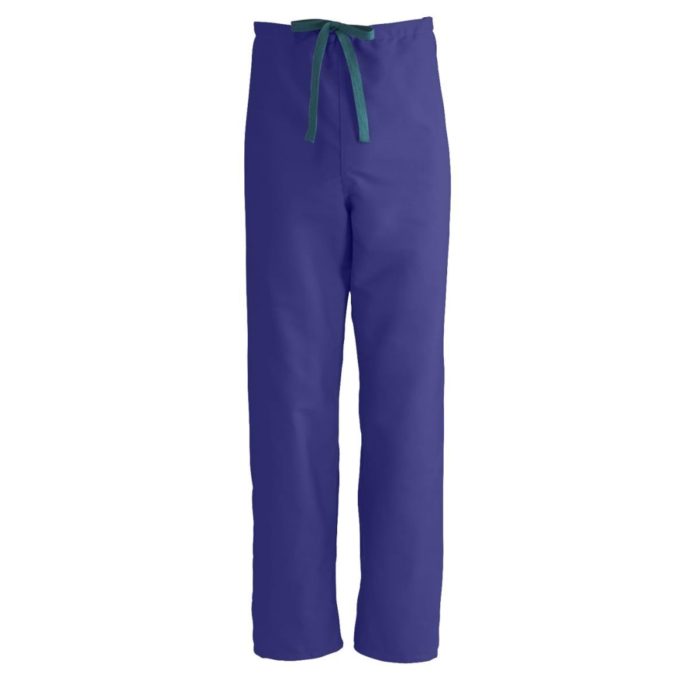Medline ComfortEase Unisex Reversible Drawstring Pants, 2X, Purple
