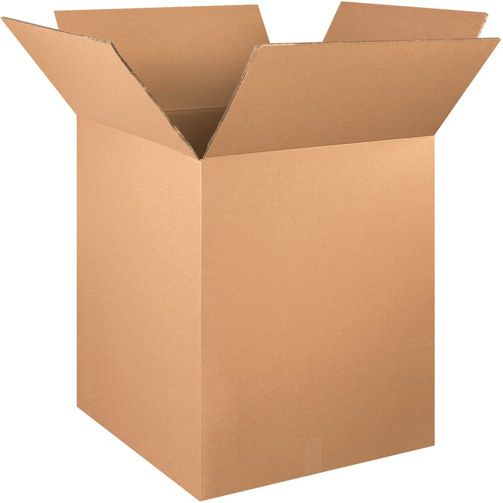 Partners Brand Double-Wall Heavy-Duty Corrugated Cartons, 24in x 24in x 30in, Kraft, Box Of 5