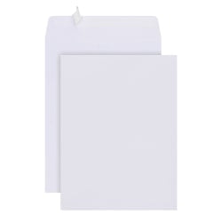 Office Depot Brand  9in x 12in Catalog Envelopes, Clean Seal, 30% Recycled, White, Box Of 125