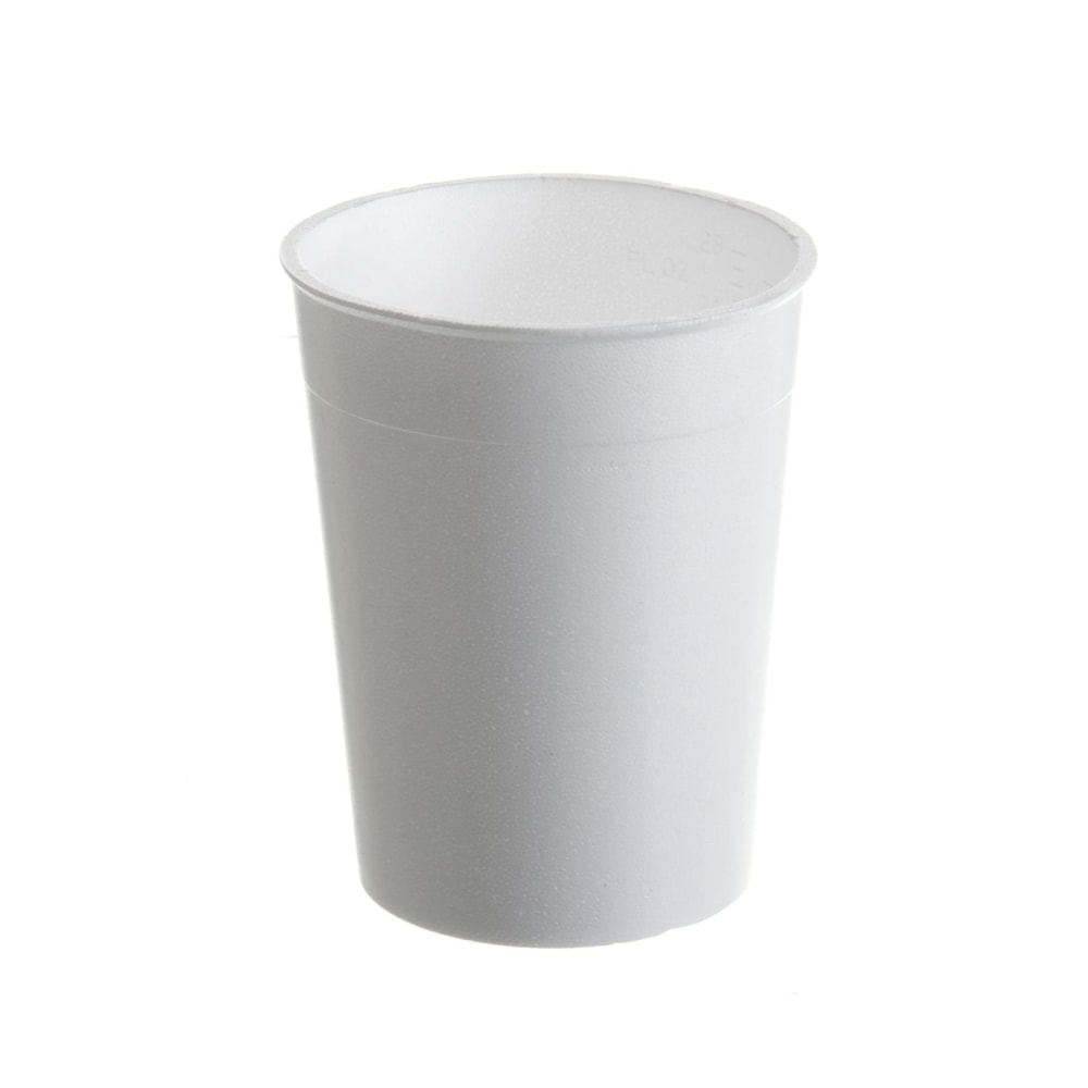 Medline Foam Pitchers, No Liner, 32 Oz, White, Pack Of 50