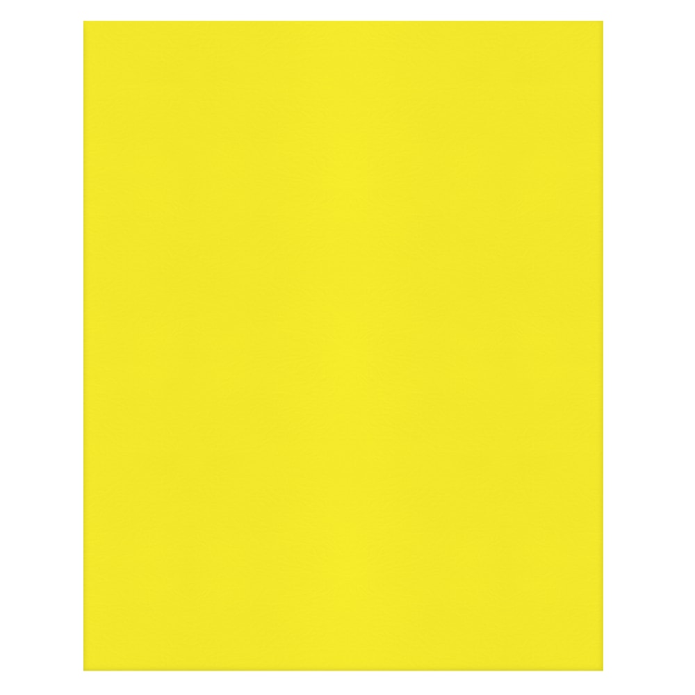 Office Depot Brand 2-Pocket Paper Folders, Yellow, Pack Of 25